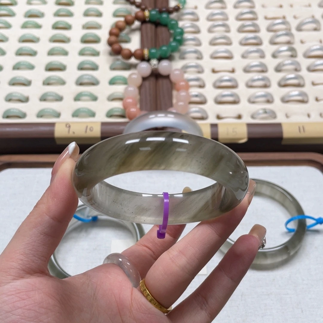 石英质玉合金戒指宝石光57.2