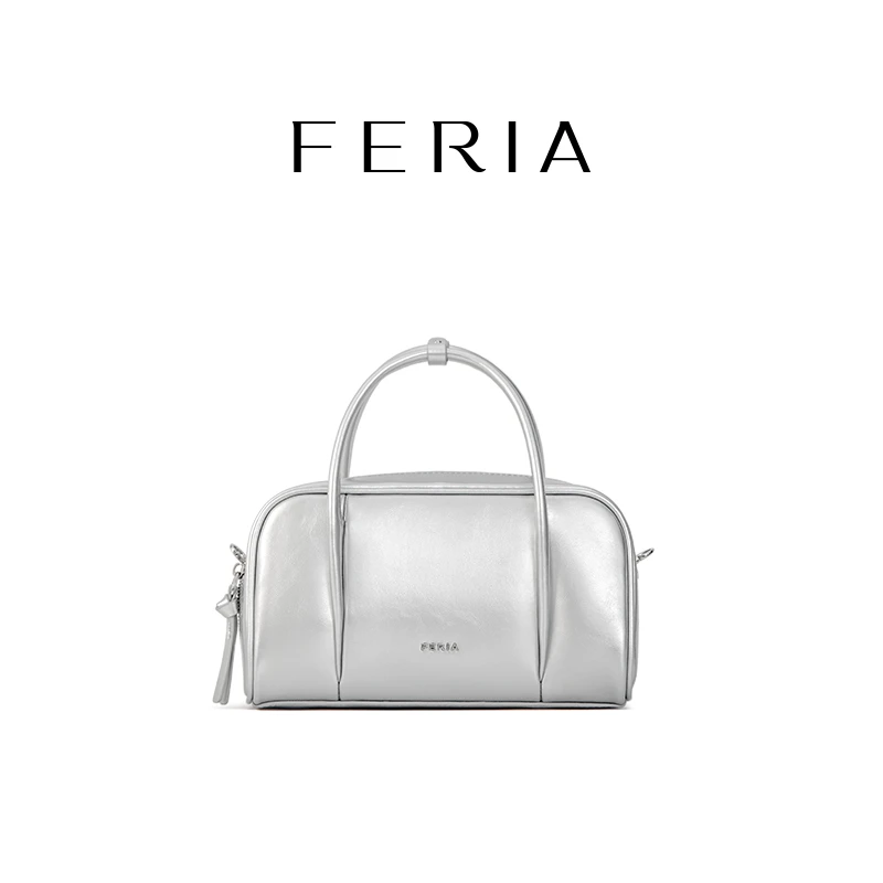 FERIA【极简波士顿】FE501B223韩国小众品牌百搭通勤休闲包包