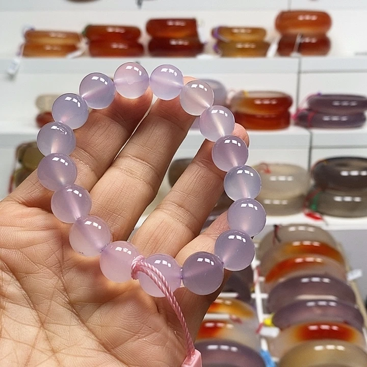 玛瑙/玉髓未镶嵌手链漂沙