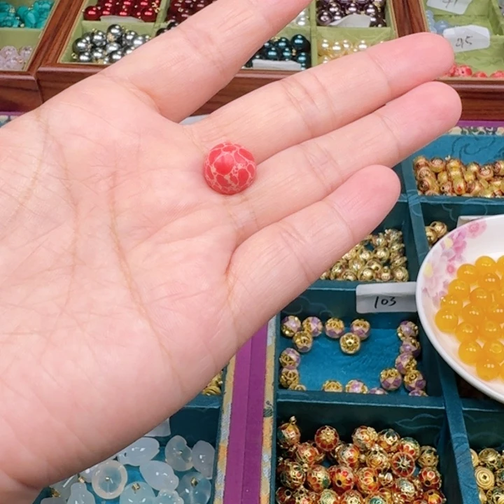 非遗传承手工圆珠扣