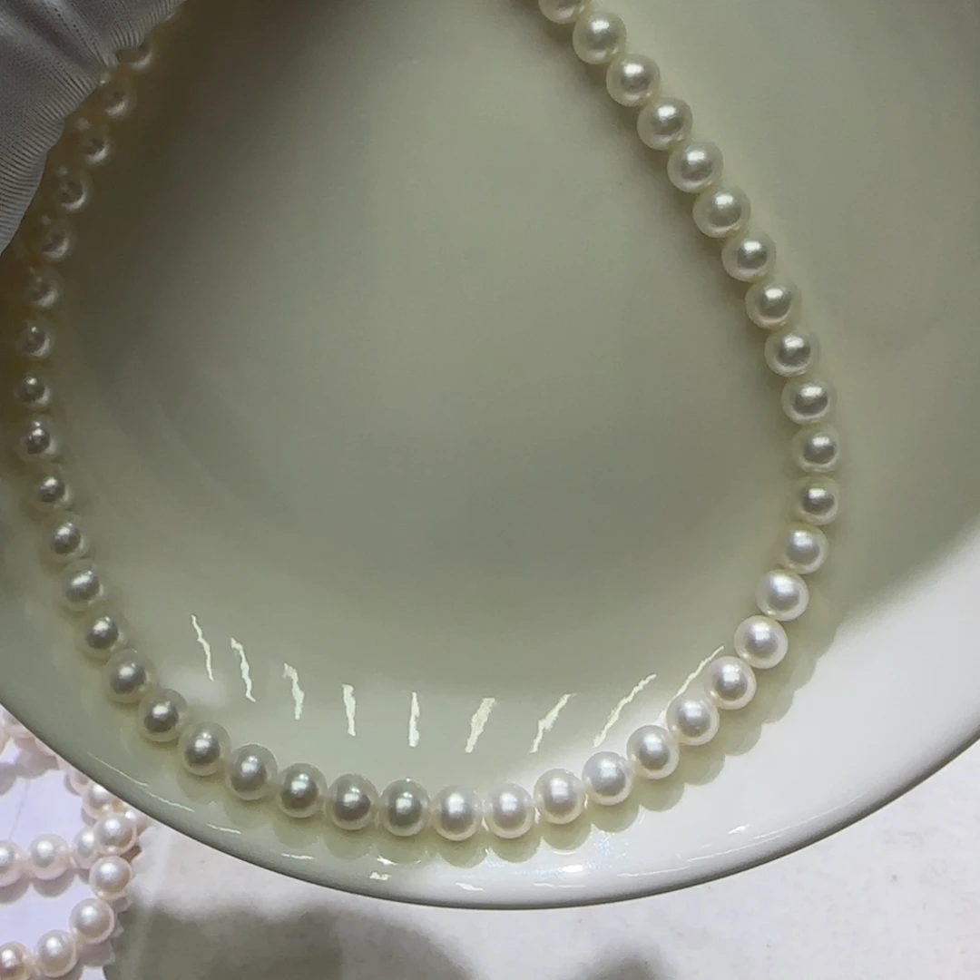 淡水珍珠颈饰未镶嵌6-6.5无核