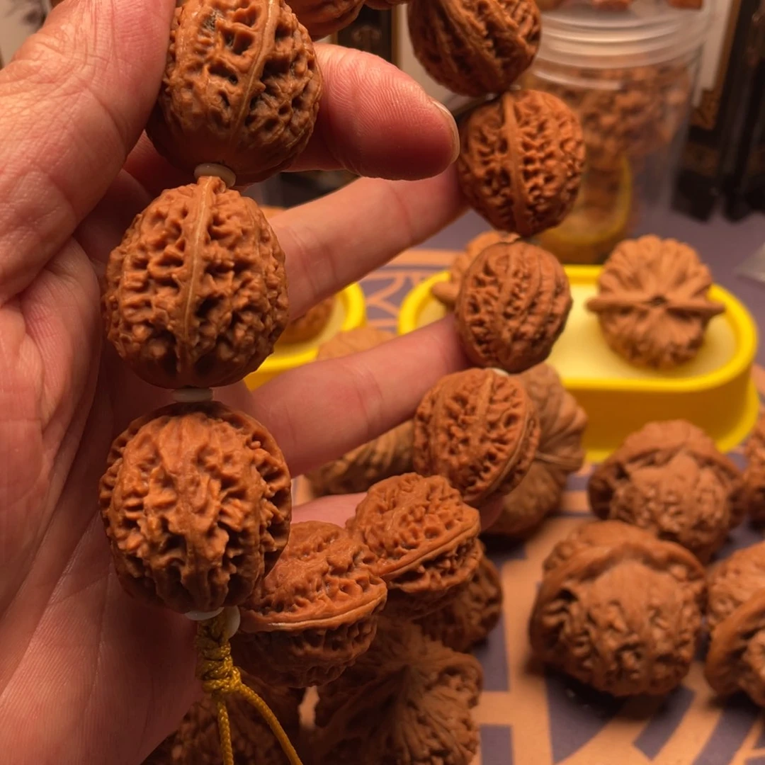 把件核桃纯野生手持串