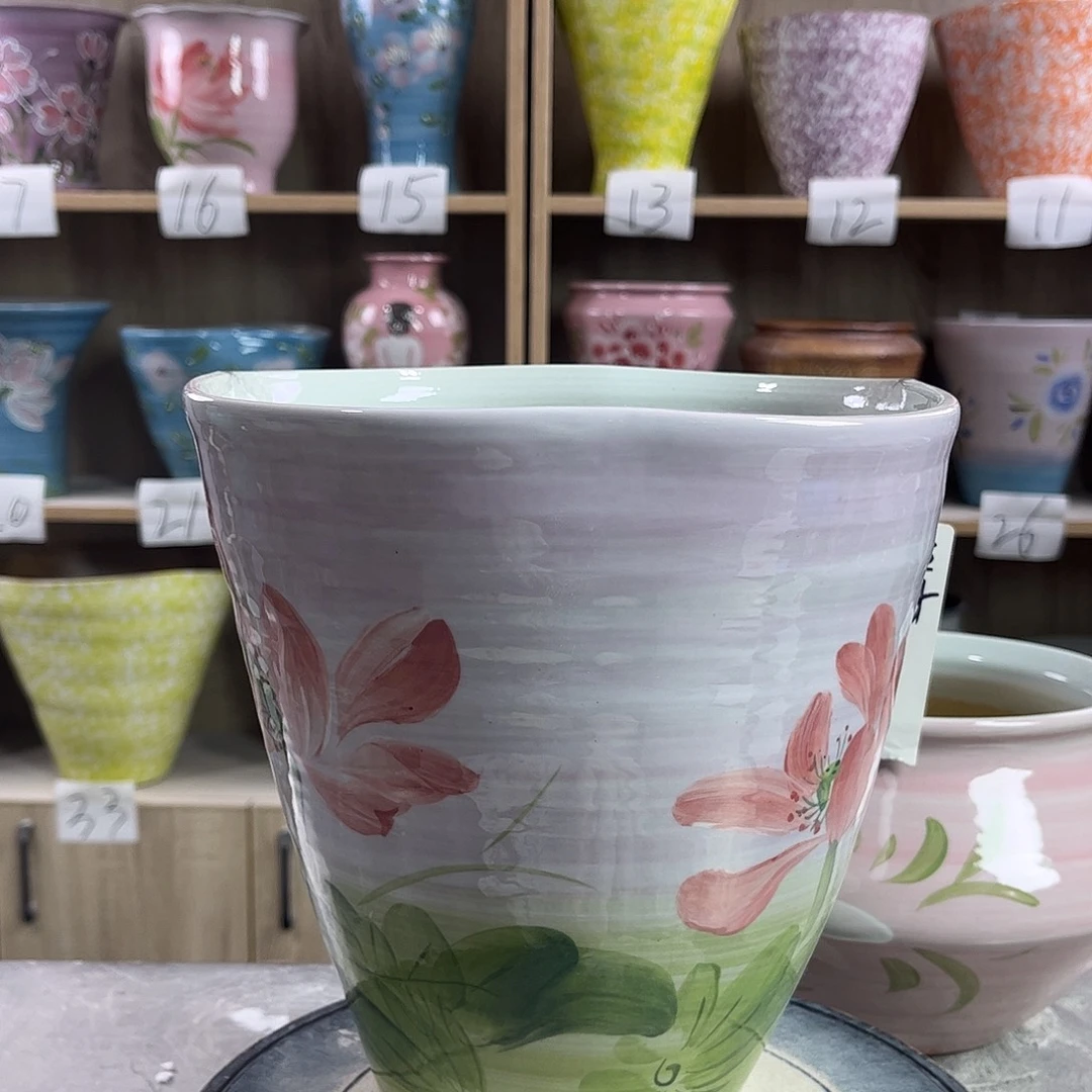 景德镇陶瓷花盆花盆