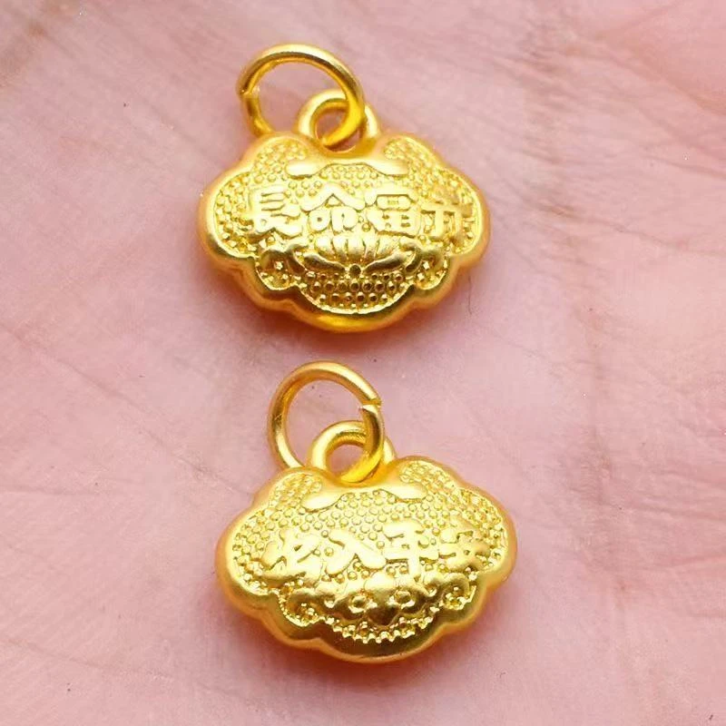 1 8 k 富贵平安吊坠配件DIY