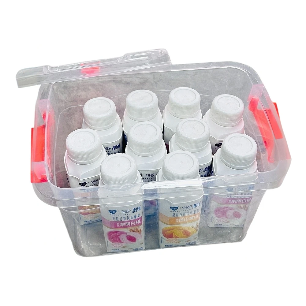 纯甄果粒酸奶200g*10瓶/两种口味随机（送收纳箱）