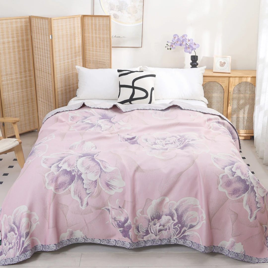 玉蕊凝香200*230cm加厚舒适床盖