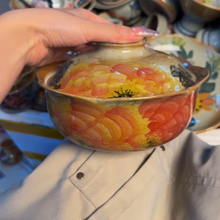 瓷片景德镇陶瓷手工手绘