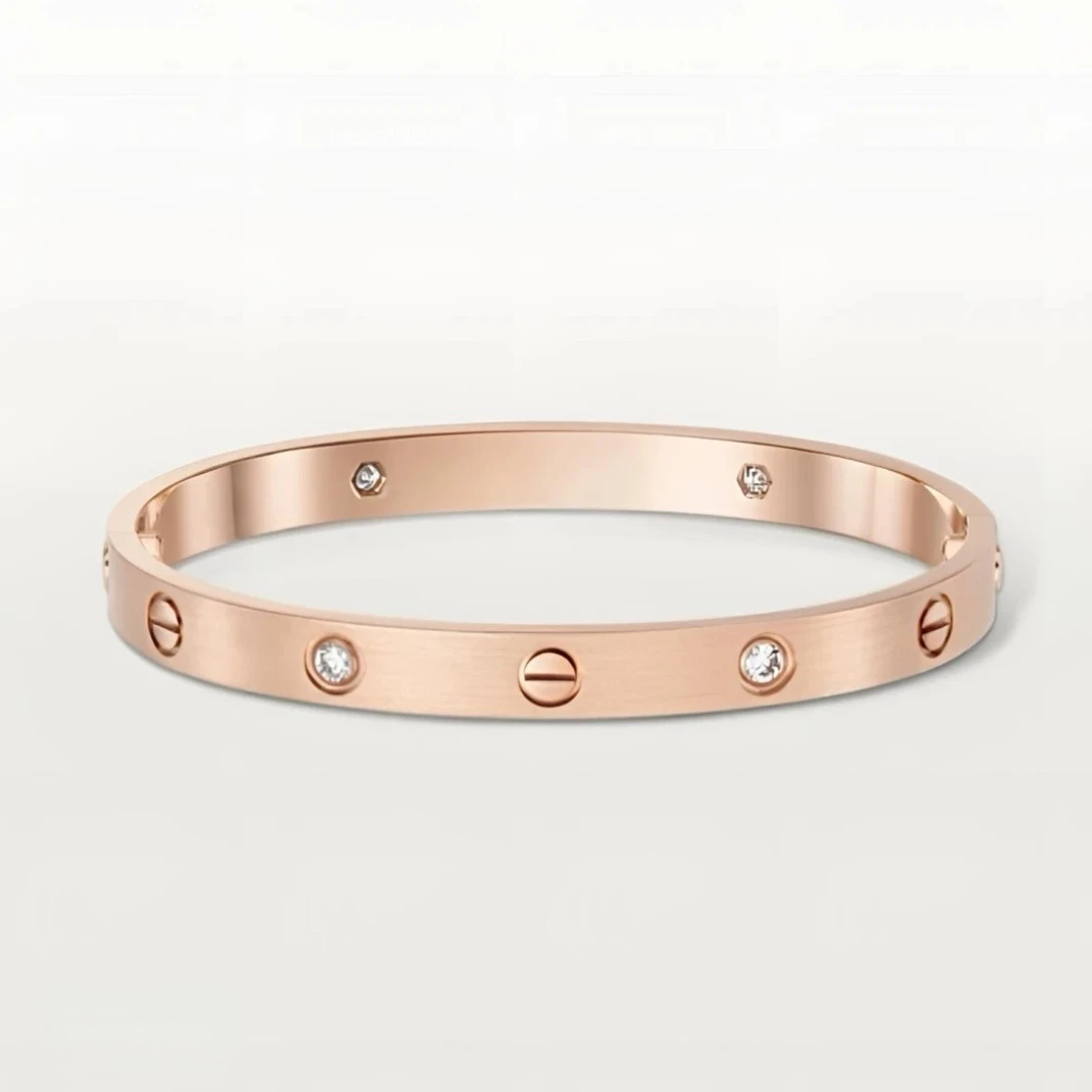 2123手镯750黄金色18K金一字手镯