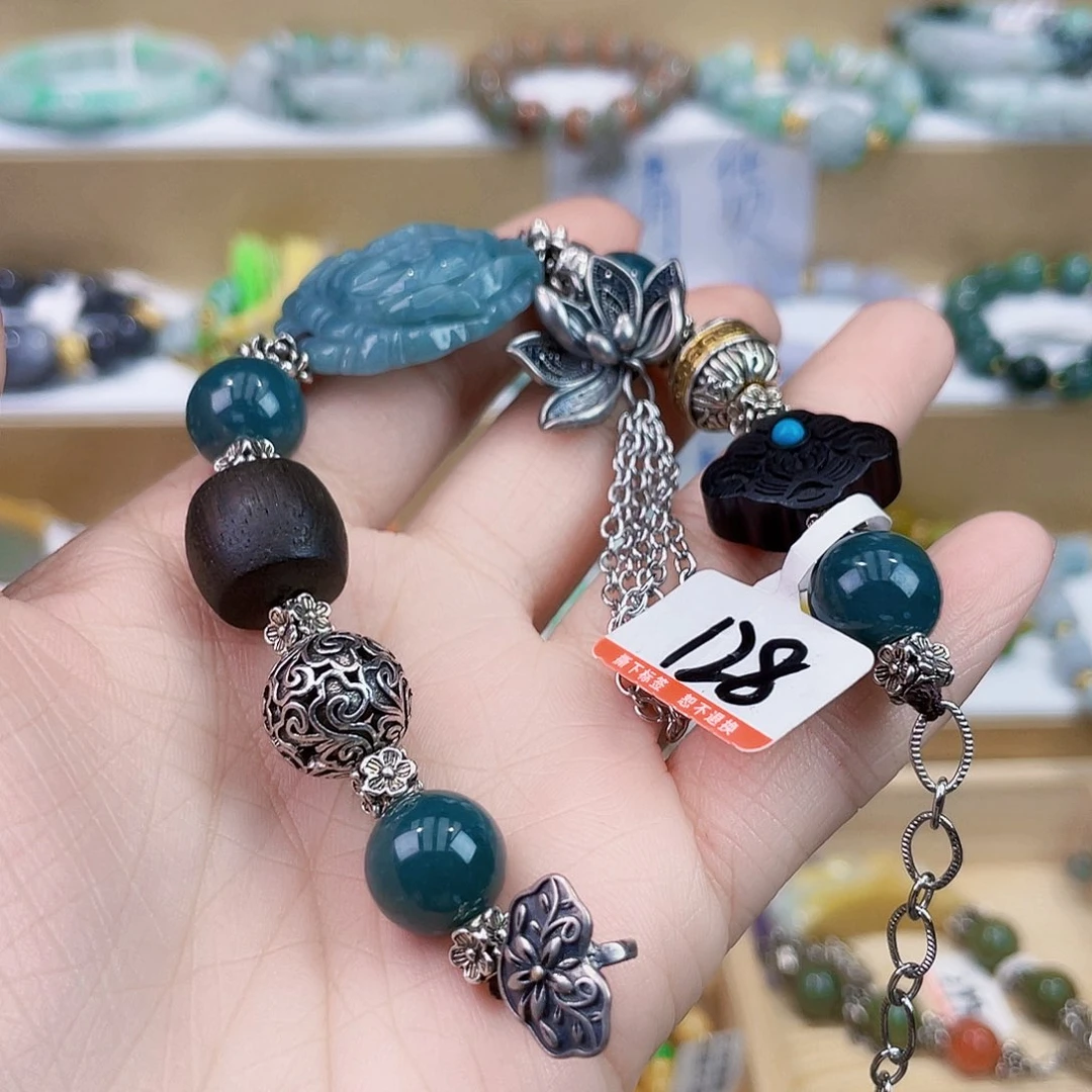 翡翠未镶嵌手链手链