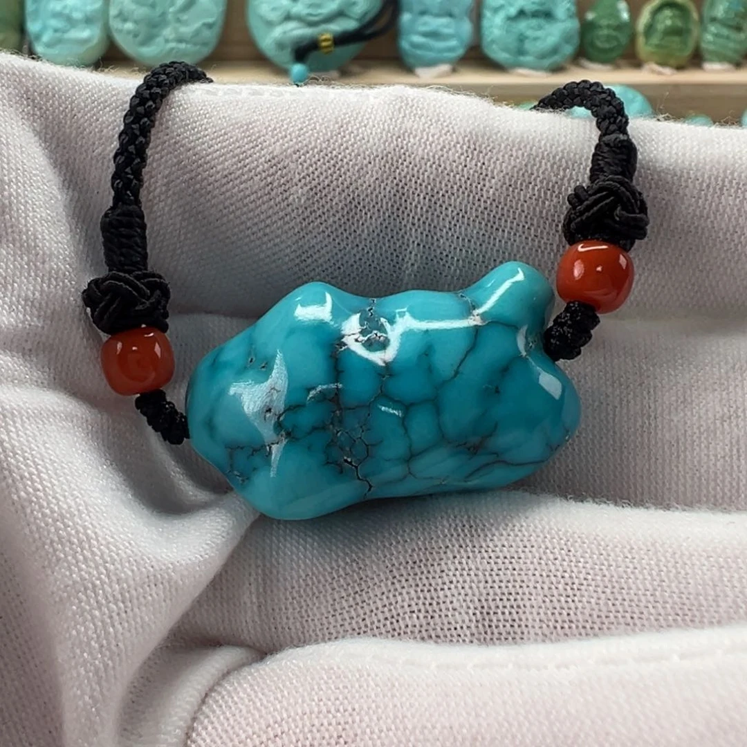 未镶嵌绿松石随形18mm