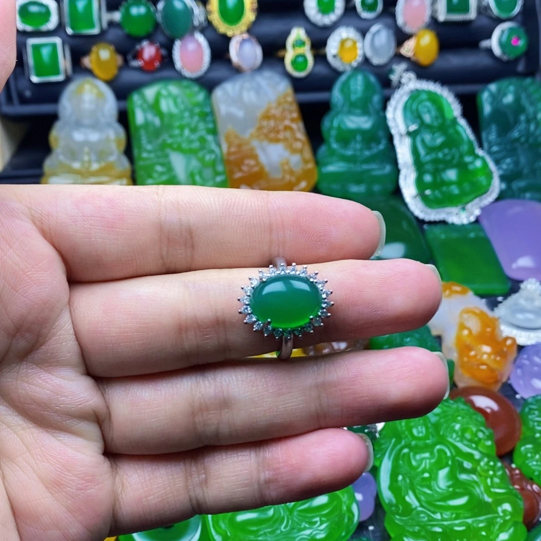 火***北合金戒指玛瑙/玉髓