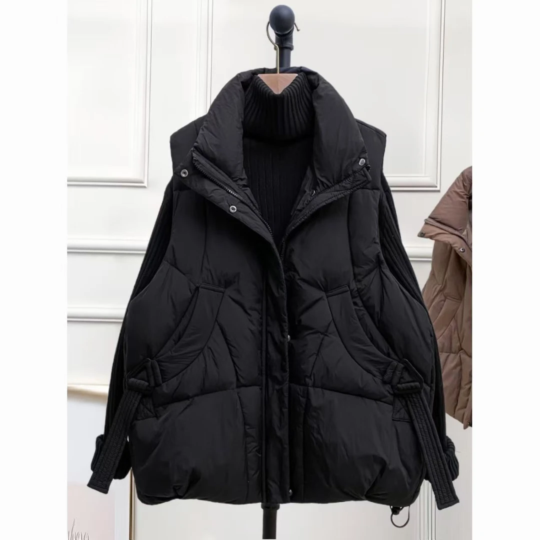 显瘦不臃肿马甲女外穿洋气冬款2025新款无袖坎肩外套小个子