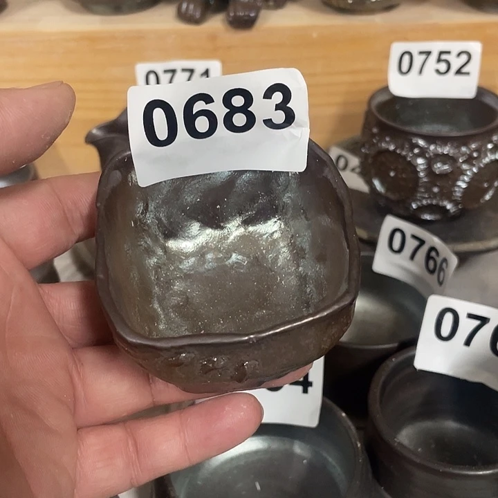 杯子陶柴烧纯手工683