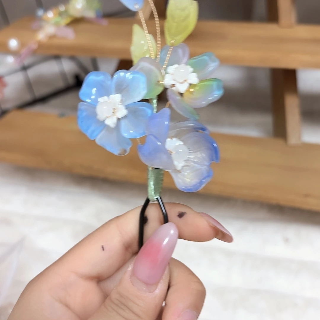 铁合金仿水晶古风发簪秒杀闪购