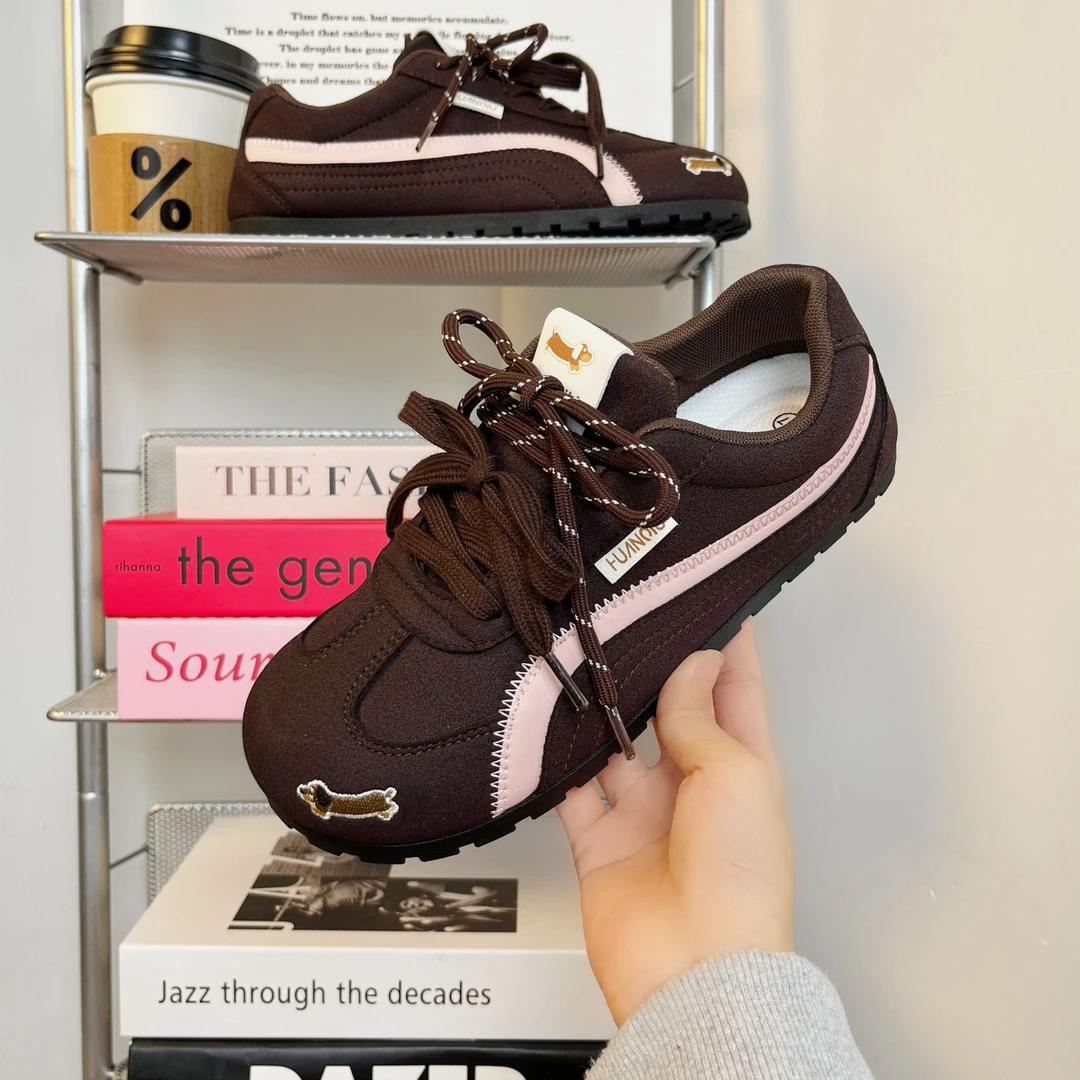 环球女鞋秋冬琥珀流光风复古板鞋女2025时尚潮流鞋子女百搭休闲鞋