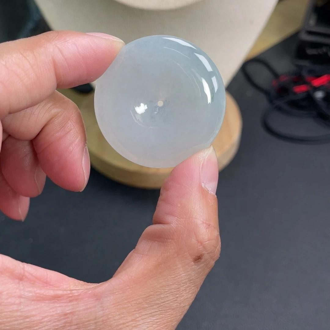 翡翠未镶嵌颈饰37.3-5.9