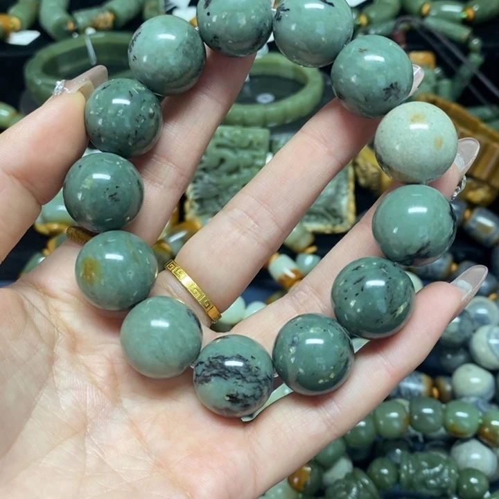 透闪石质玉珠宝奇石未镶嵌还****邪