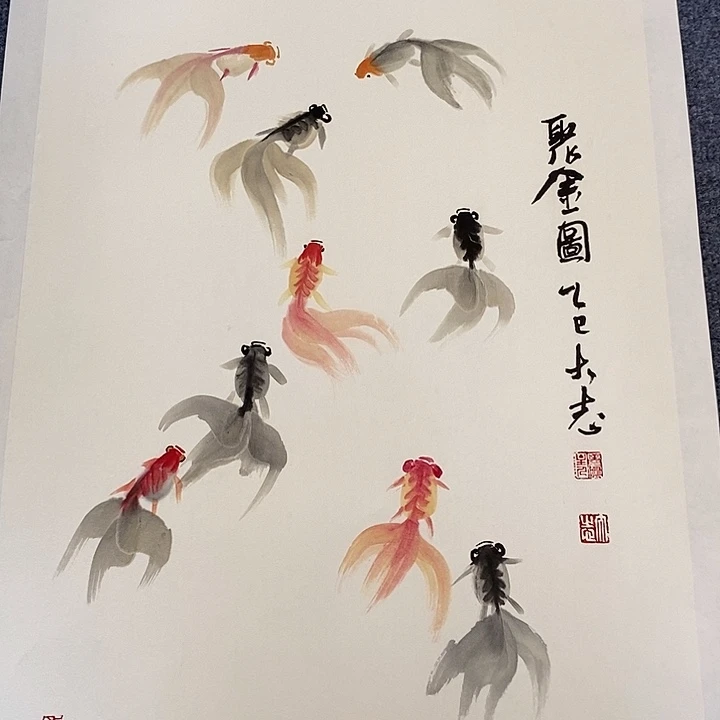 国画纯手绘写意画作43*63