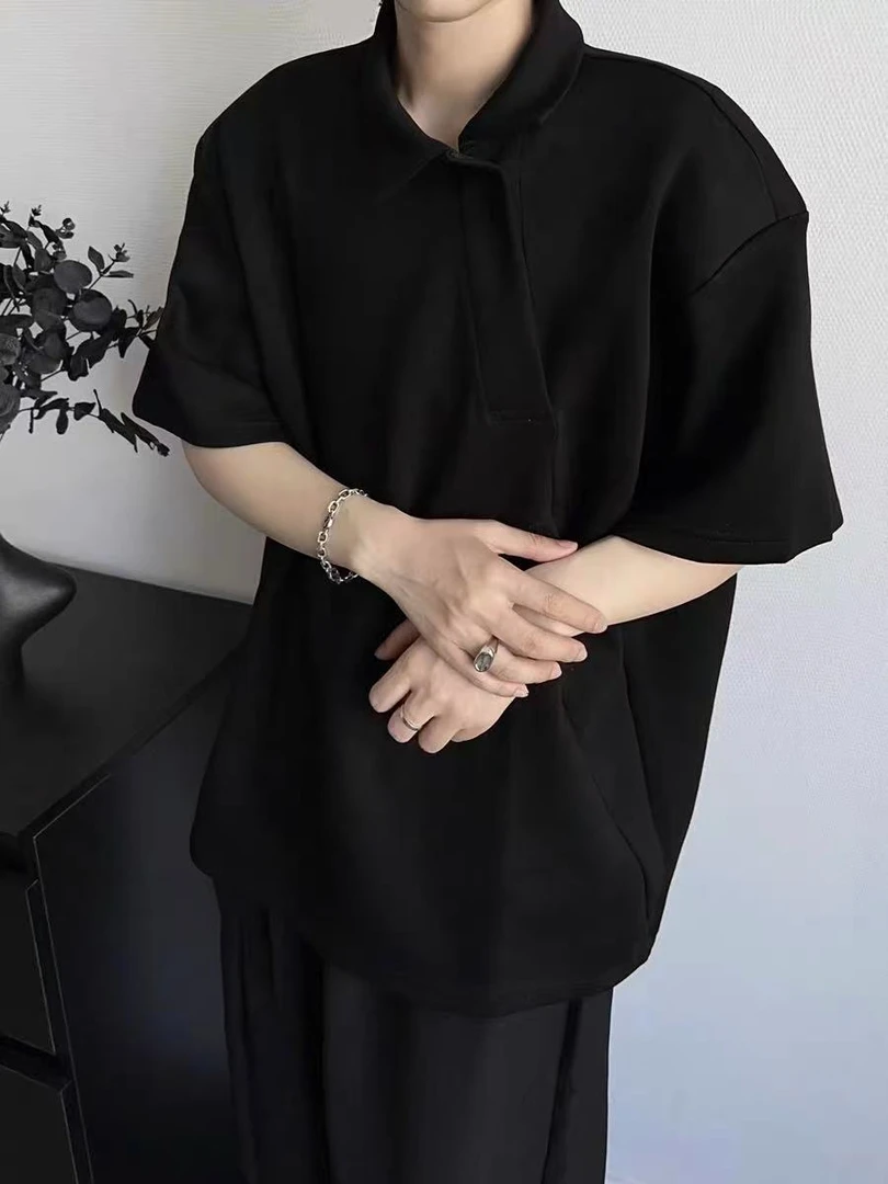 男士Polo衫 新中风高级感短袖休闲t恤男2026（微次）