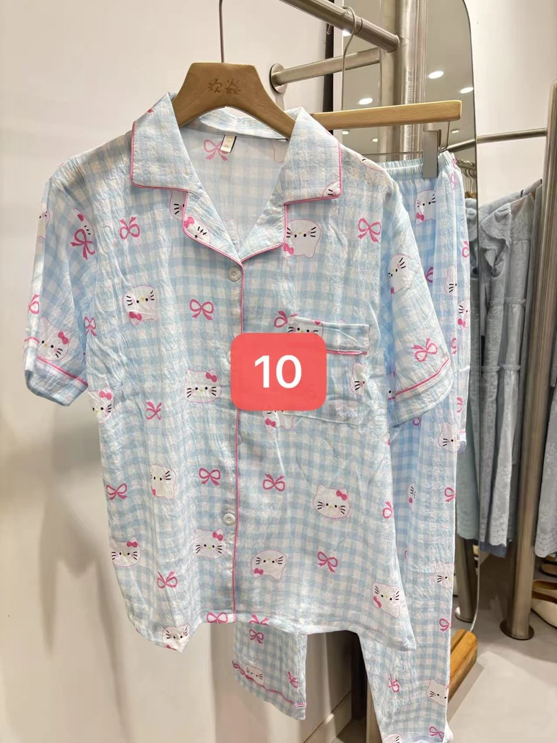 夏季云朵棉三件套家居服