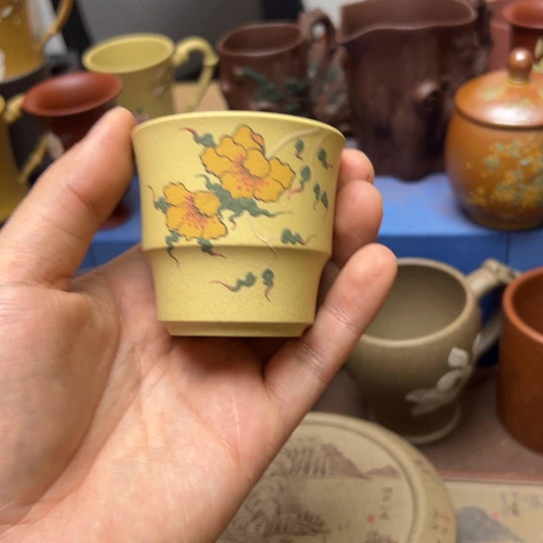 紫砂茶杯紫砂主人杯80cc