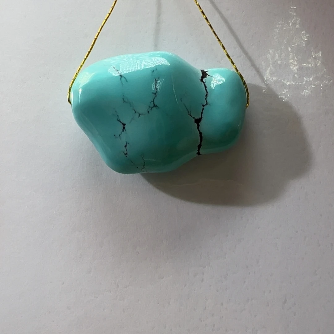 绿松石未镶嵌挂件