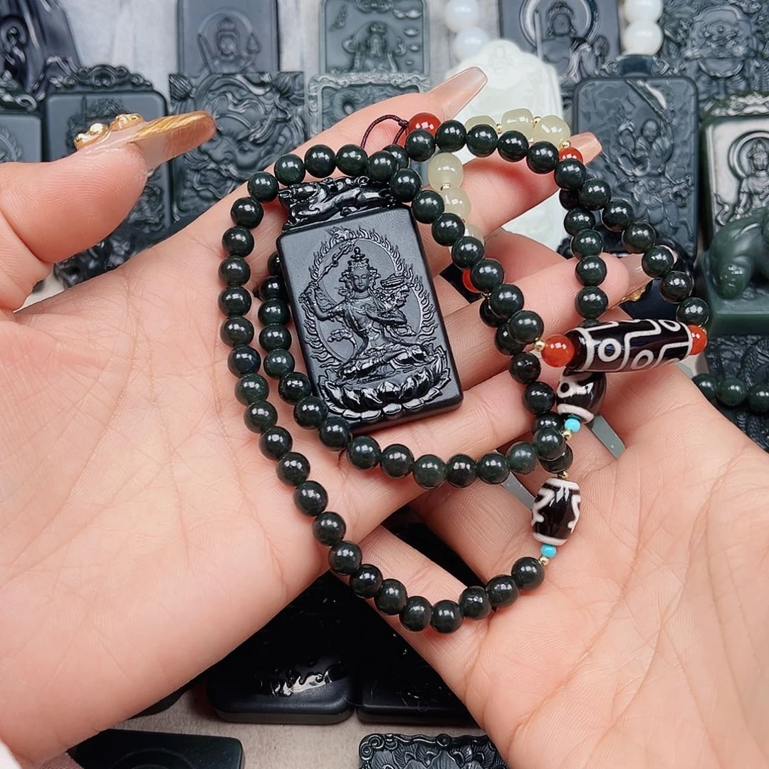 和田玉颈饰未镶嵌