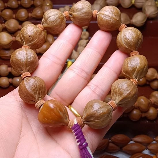 手串/手链橄榄核橄榄核手串铁核蒜头蜜挑臀鸡血红2.0