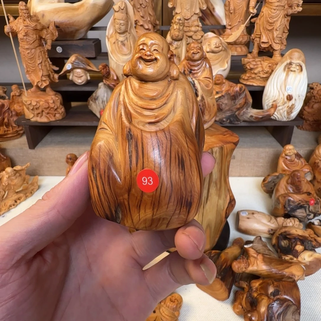 柏木（崖柏）小木匠艺雕一物一拍