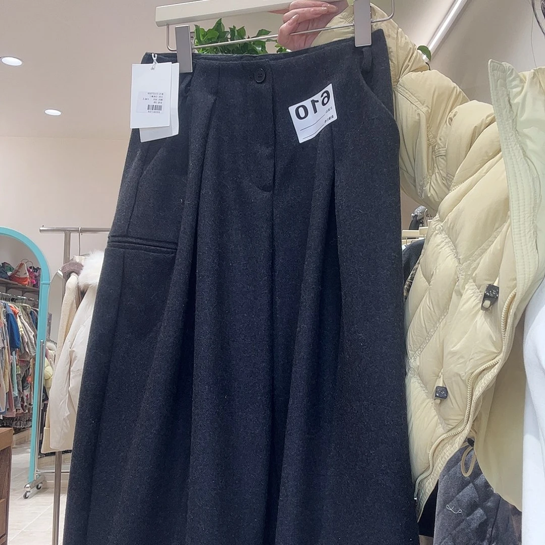 J***阀直播间专拍深灰毛呢610