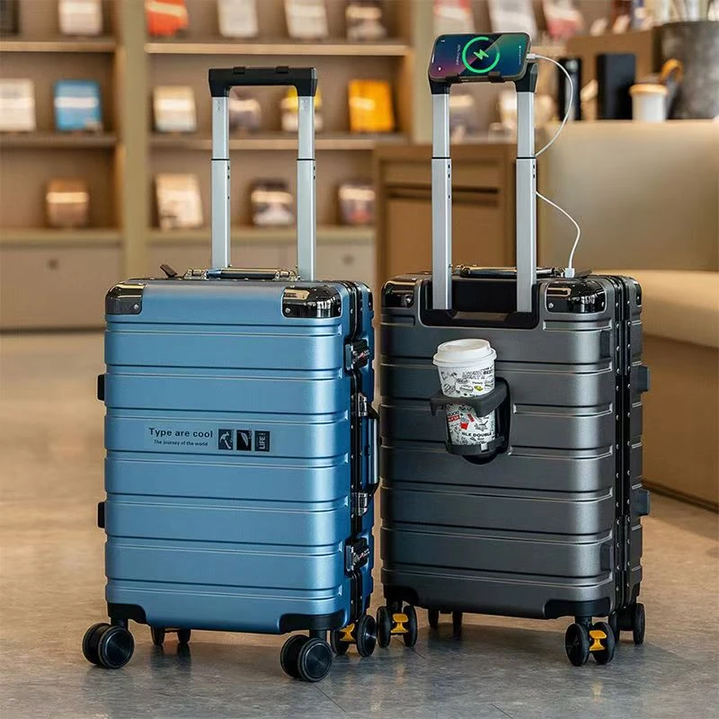 拉杆箱2025新款行李箱男女旅行箱高颜值学生大容量抗摔耐磨密码箱