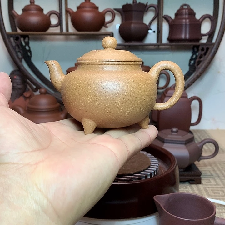 用***4茶壶紫砂原矿紫砂壶