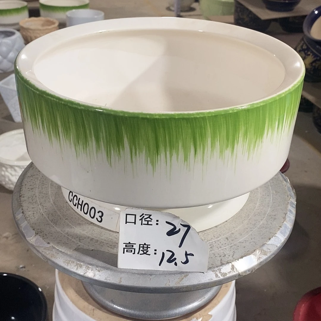 【闪购商品】陶瓷微瑕花盆-CCH003-1大号