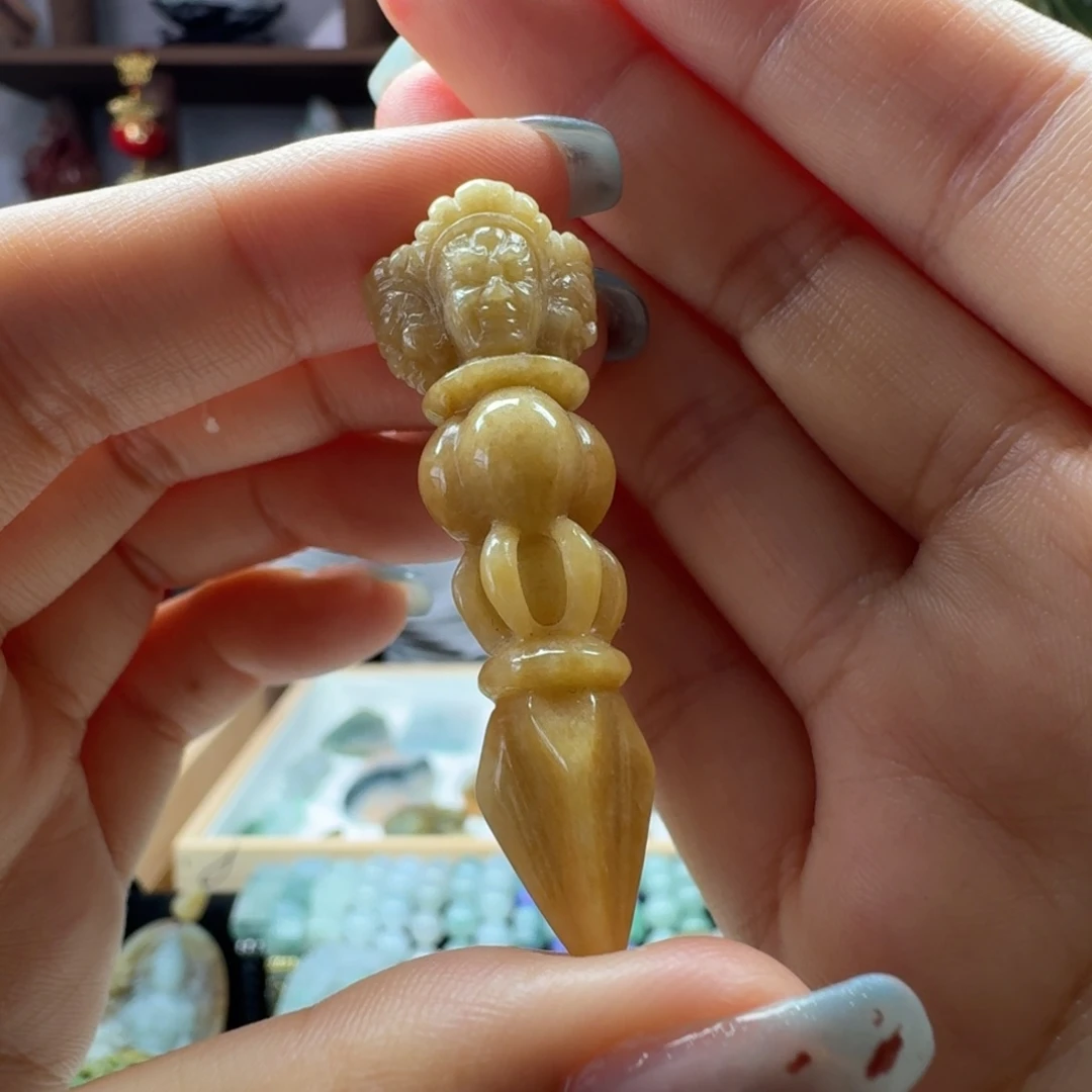 定制翡翠未镶嵌降魔杵