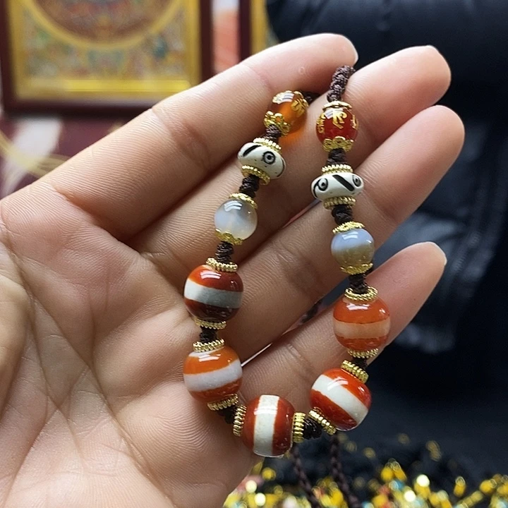 玛瑙/玉髓合金颈饰