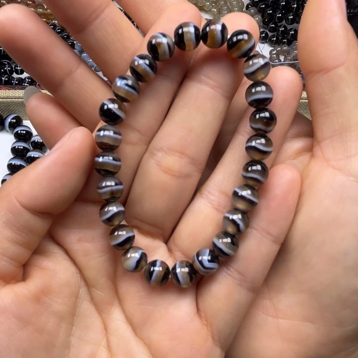 玛瑙/玉髓未镶嵌手链