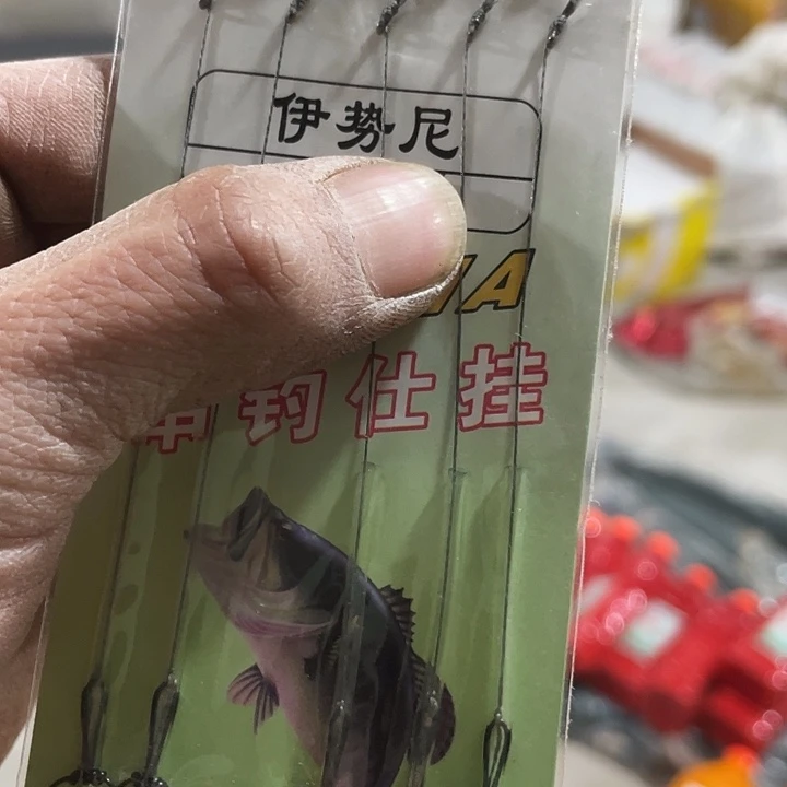 大力马串钩6号发10个送铃铛10个