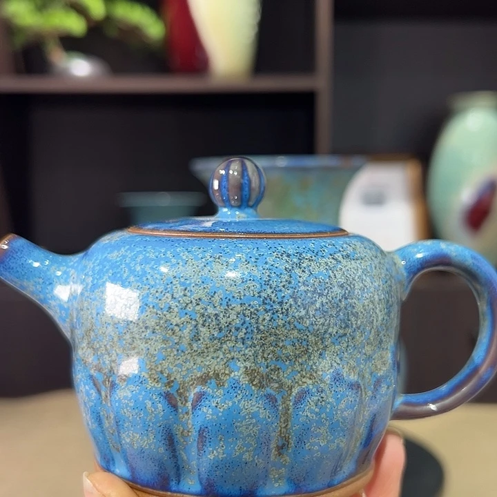 陶钧瓷莲壶123456