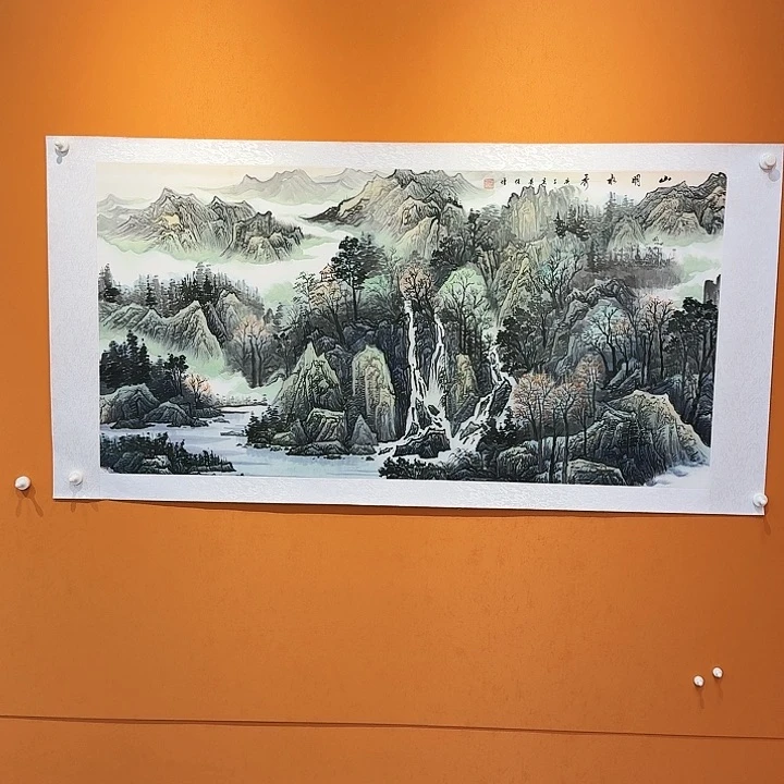 国画书法作品多次参加