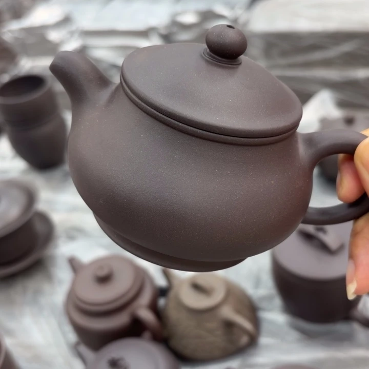 紫砂茶壶宜兴原矿天青250