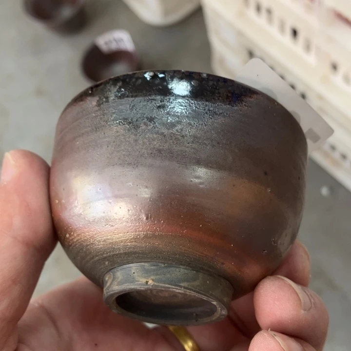 柴烧杯子与宝瓶大放漏