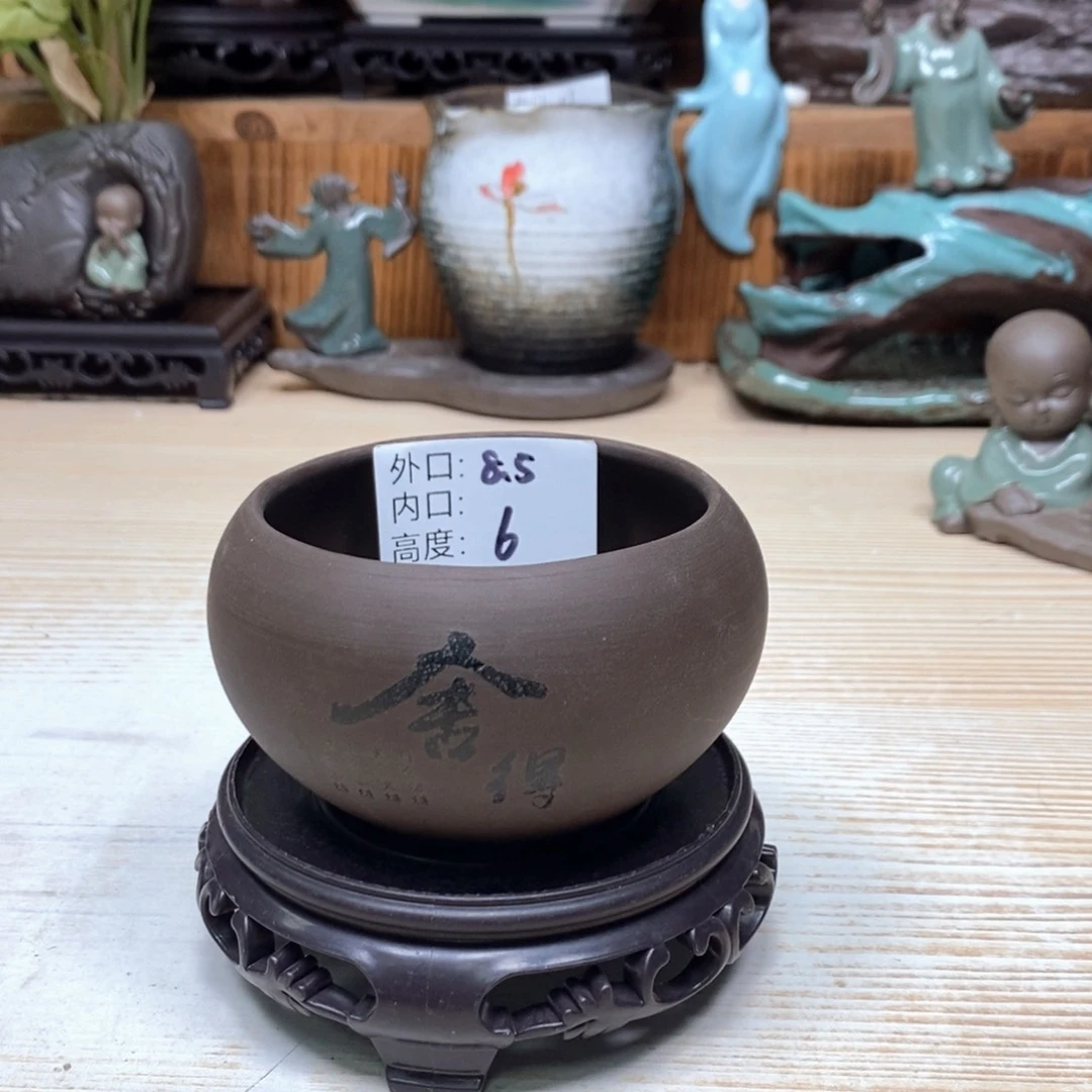 紫砂花盆陶瓷艺术花盆陶瓷