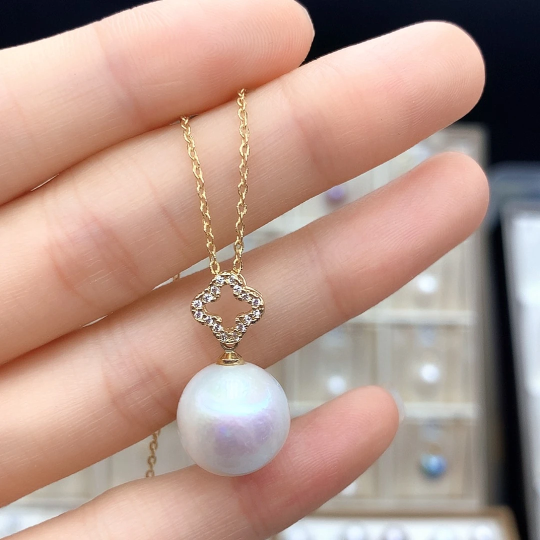 淡水珍珠合金颈饰