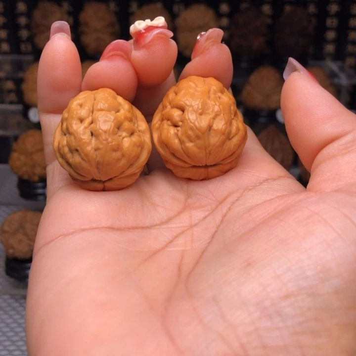 橄榄核吊坠46脑纹蛙