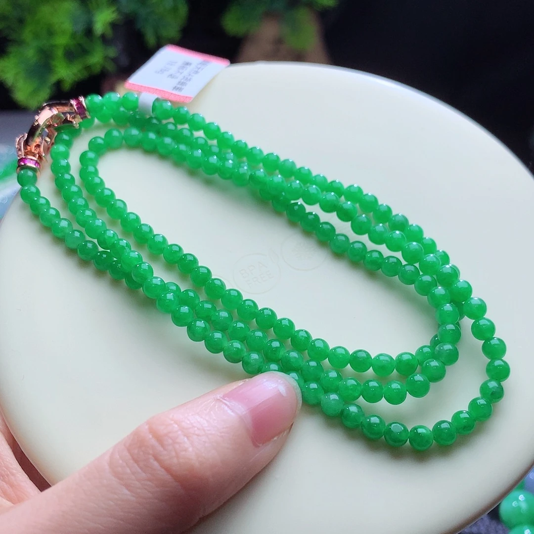 翡翠未镶嵌项链卡4