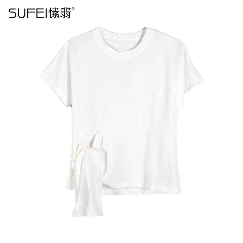 S52TX0622A 夏季新款简约纯色设计感T恤 0622