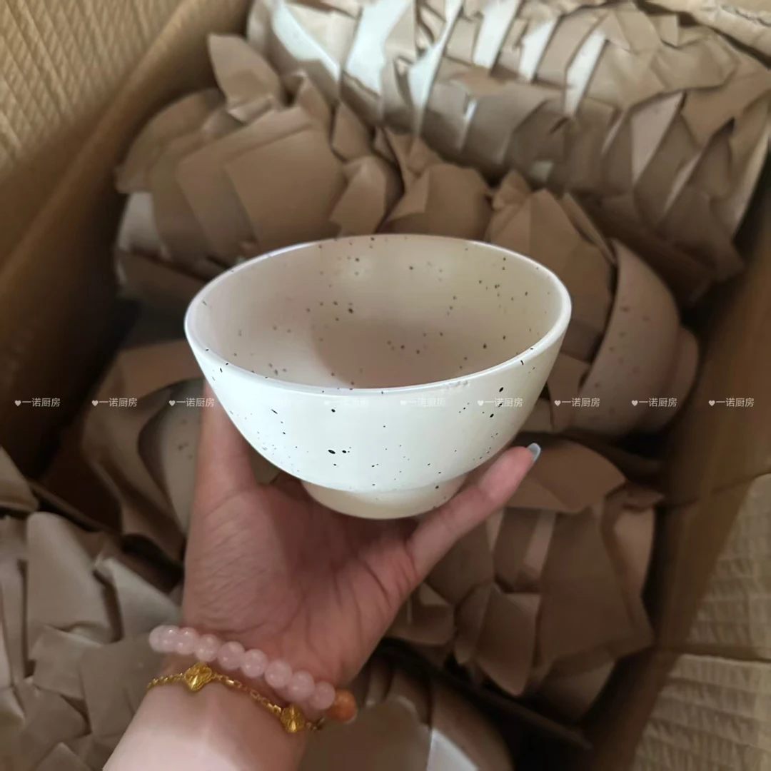 一诺厨房ins泼墨北欧风陶瓷早餐碗大容量米饭碗汤碗吃饭碗酸奶碗