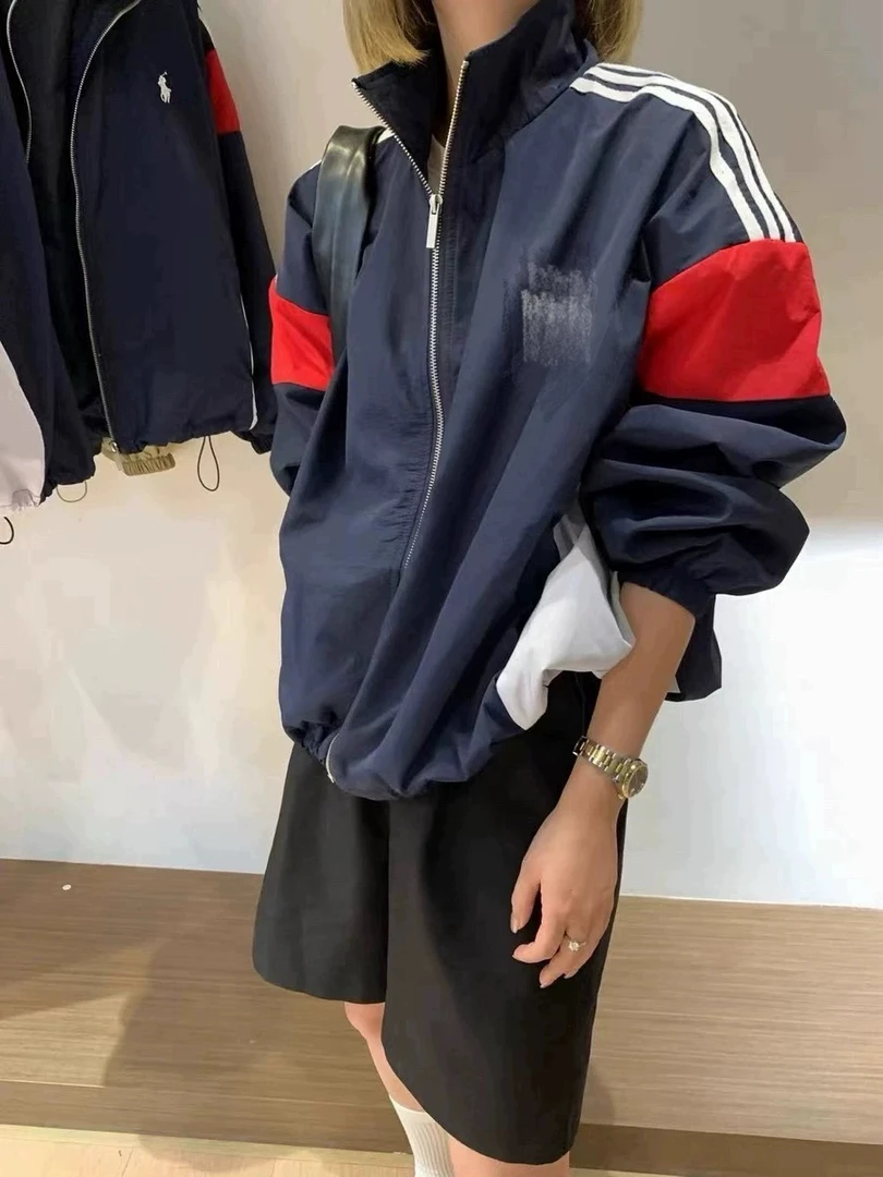 【WFH】新款立领拼接撞色外套