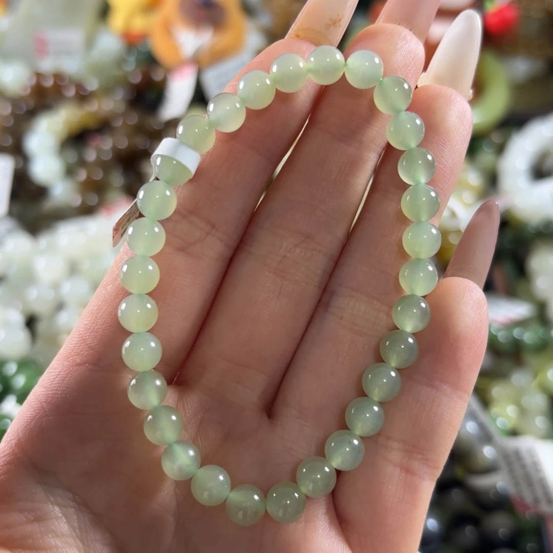 和田玉未镶嵌手链80