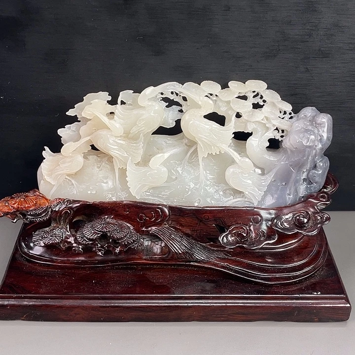 和田玉未镶嵌摆件